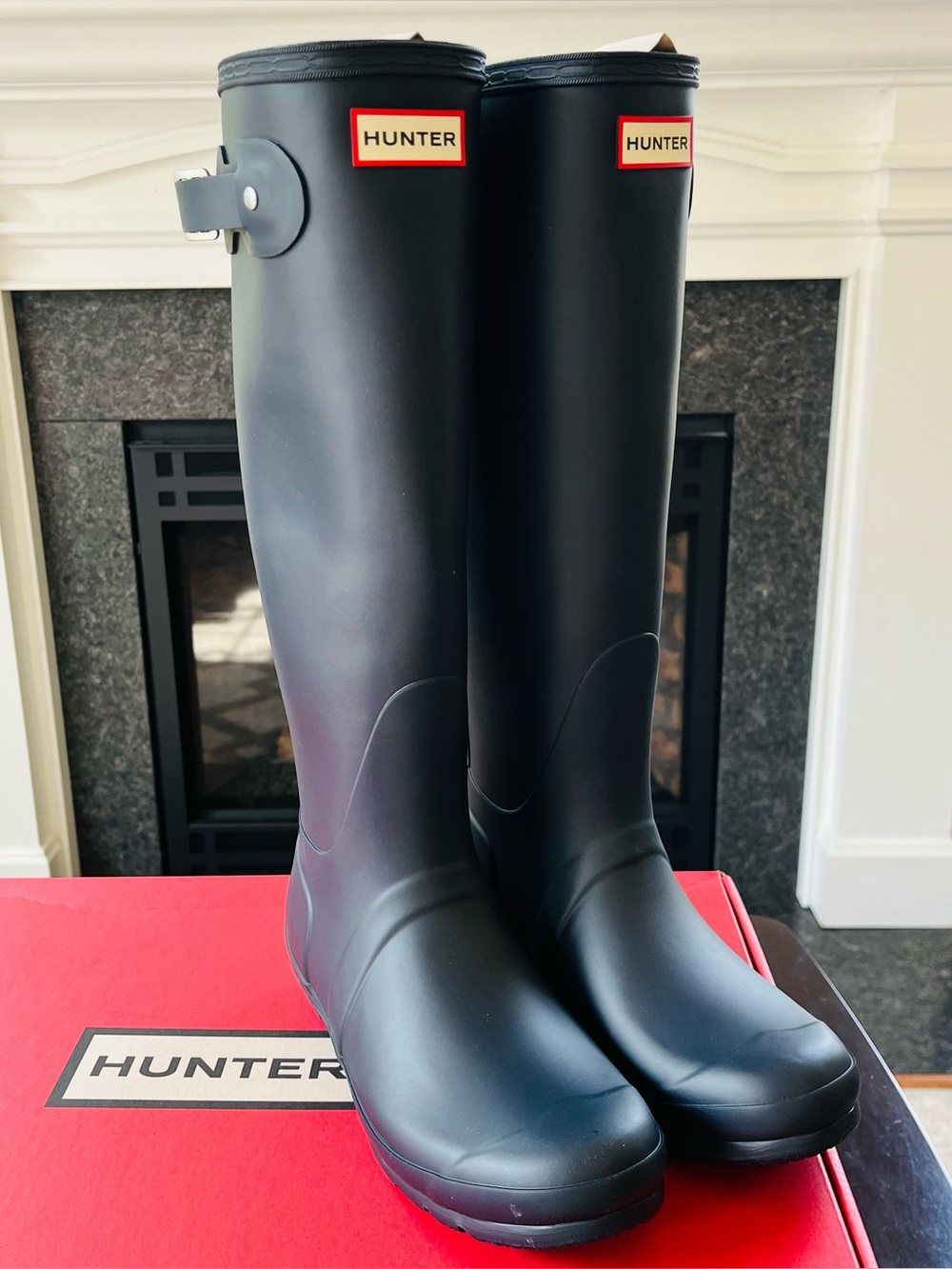 Hunter Original Tall Women's Rain Boots- Navy WFT1000RMA